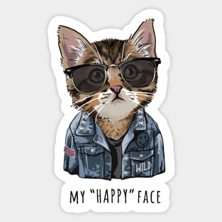 My Happy Face Sticker